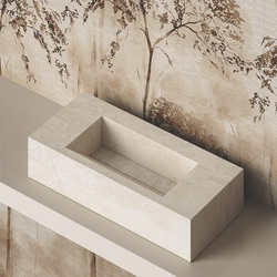 Умивальник керамогранітний зі скошеною чашею SGWTO 1000 накладний Котто Кераміка - зображення 1