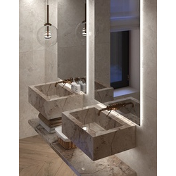 Умивальник керамогранітний з прямою чашею SGWHTS 900 підвісний Котто Кераміка - зображення 1