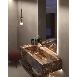 Умивальник керамогранітний зі скошеною чашею SGWHTO 1000 підвісний Котто Кераміка - зображення 1