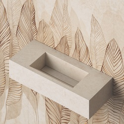 Умивальник керамогранітний зі скошеною чашею SGWHTO 1100 підвісний Котто Кераміка - зображення 1