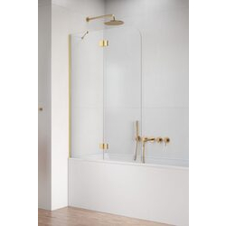 Шторка для ванни Garda Brushed Gold PND II L 100x150 RADAWAY - зображення 1