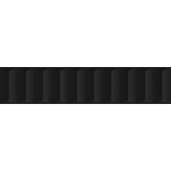 Плитка стінова Duo Tonne Black D STR MAT 65x298 Paradyz - зображення 1