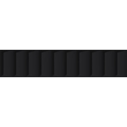 Плитка керамогранітна Duo Tonne Black E STR MAT 65x298 Paradyz - зображення 1