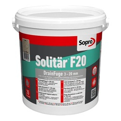 Затирка для швів дренажна Sopro Solitar F20 (25 кг) - зображення 1
