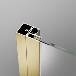 Профіль розширювальний Nes Brushed Gold +20 мм RADAWAY - зображення 1