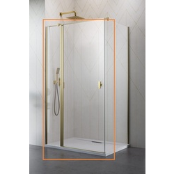 Душові двері NES 6 Brushed Gold KDJ IІ 90L RADAWAY - зображення 1