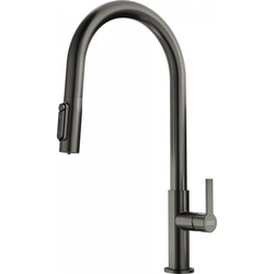 Змішувач для кухні Maris Slim J Clear Water PVD антрацит 120.0736.603 Franke - зображення 1