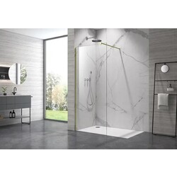 Душова кабіна Ramos Walk-in 90х200 золотий ARMAFORM - зображення 1