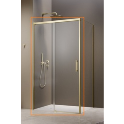 Душові двері Idea 6 Brushed Light Gold KDJ 120 ліві RADAWAY - зображення 1