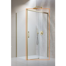 Душові двері Idea 6 Brushed Gold KDJ 120 праві RADAWAY - зображення 1