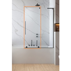 Шторка для ванни Furo SL Brushed Gun Metal PND II 638R RADAWAY - зображення 1
