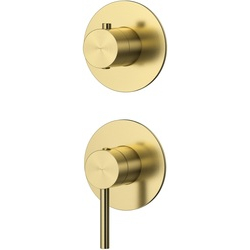 Змішувач для душу FLY золото брашоване 03045GN EMPORIA - зображення 1