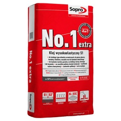 Клей для плитки Sopro №1 400 extra (22,5 кг) - зображення 1