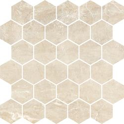 Мозаика Golden Beige Светло-бежевый Heksagon POL 270x270x8,5 Nowa Gala - зображення 1