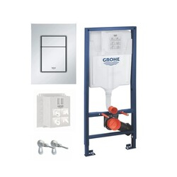 Комплект інсталяційний для унітазу 3 в 1 Rapid SL (39501000), Grohe - зображення 1