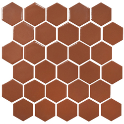 Мозаика H 6009 Hexagon Brown 295×295x9 Котто Керамика - зображення 1