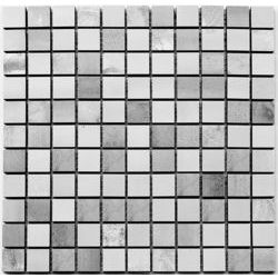 Мозаика CM 3020 C2 White-Grey 300x300x10 Котто Керамика - зображення 1