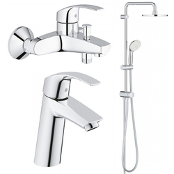 Набор смесителей для ванны 3 в 1 Eurosmart (12324TS), Grohe - зображення 1