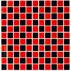 Мозаика GM 4003 CC Black-Red M 300×300x8 Котто Керамика - зображення 1