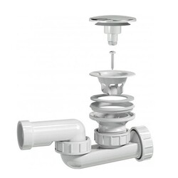 Сифон для ванны click-clack 3212007 Miraggio - зображення 1