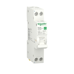 Дифференциальный автоматический выключатель 6kA 1M 1P+N 10A C 30mA AC RESI9 (R9D87610), Schneider Electric - зображення 1