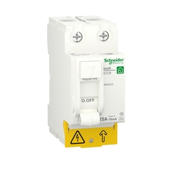 Диференційний вимикач навантаження 2P 25A 10mA А RESI9 (R9R60225), Schneider Electric - зображення 1