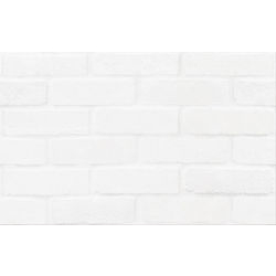 Плитка стінова White Bricks Structure 250x400x8,5 Cersanit - зображення 1