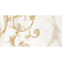 Декор Saint Laurent Decor №4 белый 300x600x9 Golden Tile - зображення 1