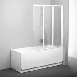 Шторка для ванни трьохелементна VS3 130 Transparent, (795V0100Z1) RAVAK - зображення 1