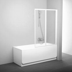 Шторка для ванны двухэлементная VS2 105 Transparent, (796M0100Z1) RAVAK - зображення 1