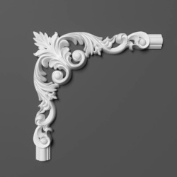 Кутовий елемент поліуретановий Grand Decor (HCR 516-4), ELITE DECOR - зображення 1