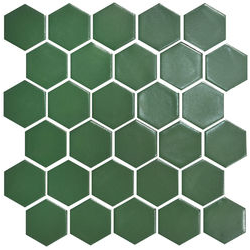 Мозаика H 6010 Hexagon Forestgreen 295x295x9 Котто Керамика - зображення 1