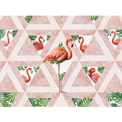 Фотошпалери LeoPrint Рожеві фламінго - зображення 1