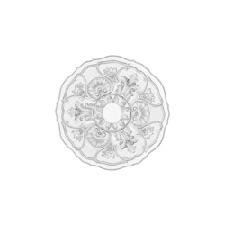 Розетка полиуретановая Gaudi Decor (R 4023), ELITE DECOR - зображення 1