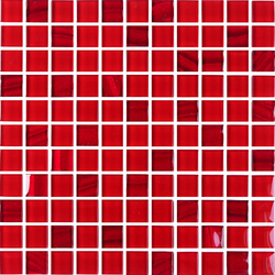 Мозаика GM 8016 C2 Red Silver S6-Cherry 300x300x8 Котто Керамика - зображення 1
