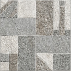 Плитка керамогранитная Misto Mattone серый 400x400x8 Golden Tile - зображення 1