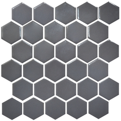 Мозаїка H 6003 Hexagon Grey Shedol 295×295x9 Котто Кераміка - зображення 1