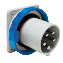 ВИЛКА ЩИТ.ГВИНТ.63А 2P+E IP67 380В - зображення 1