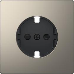 D-Life ЦЕНТР. НАКЛ. РОЗЕТКИ НІКЕЛЬ - зображення 1