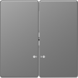 D-Life КЛАВІША 2-на для LED НЕРЖ. СТАЛЬ - зображення 1