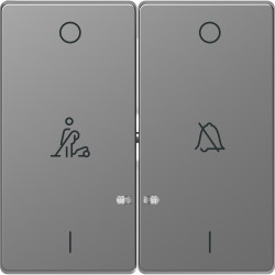 D-Life КЛАВ. 2-на LED дзв-пов. НЕРЖ. СТ. - зображення 1