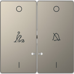 D-Life КЛАВ. 2-на LED дзв-пов. НІКЕЛЬ - зображення 1