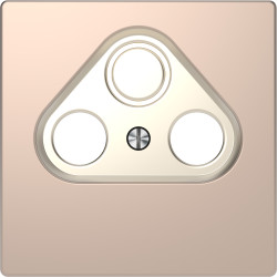 D-Life ЦЕНР. НАКЛ. TV розетка ШАМПАНЬ - зображення 1