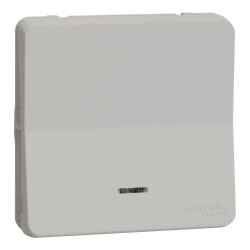 Механізм кнопкового вимикача з підсвіткою IP55 Mureva Styl, білий - зображення 1