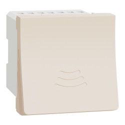 Дзвоник електронний, 2 модулі, бежевий Unica New Studio - зображення 1