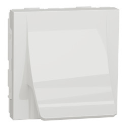 Вивід кабеля 16А 2 модуля білий - зображення 1