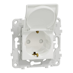 Роз. з з-к з шт з криш 16А гвинт заж біл - зображення 1