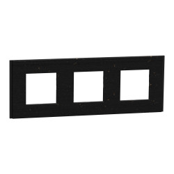 Рамка 3-постова Unica Deco Material, чорний папір - зображення 1
