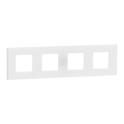 Рамка 4-постова Unica Deco Material, матовий білий - зображення 1