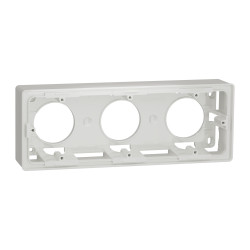 Коробка для відкритого встановлення 3-пости білий - зображення 1